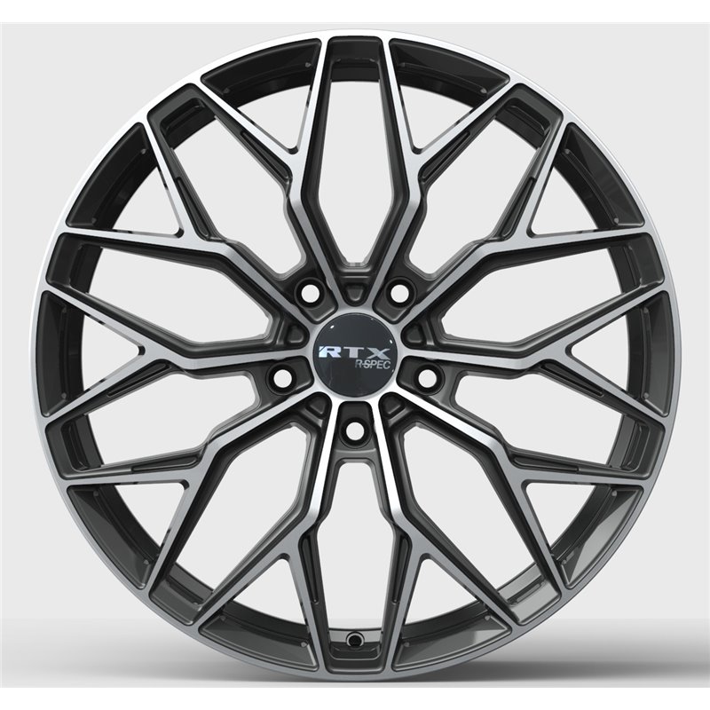 RTX | RS02 ET38 - Gloss Black Machined RTX Custom Wheels
