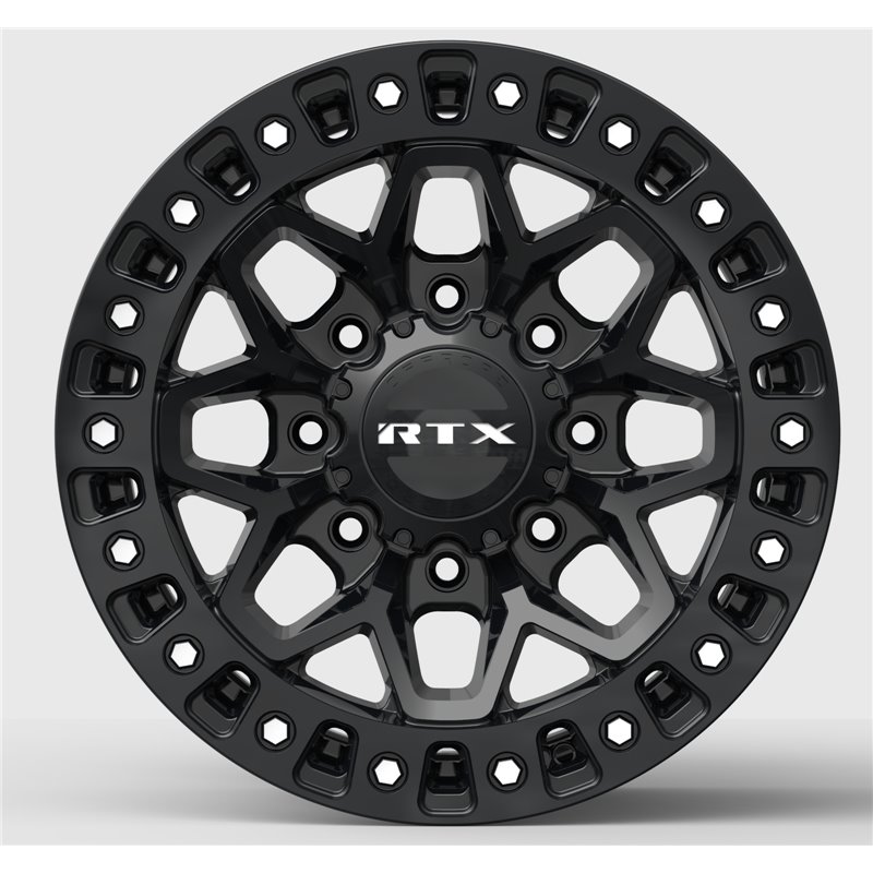 RTX | Zion ET20 - Gloss Black Milled Rivets RTX Custom Wheels