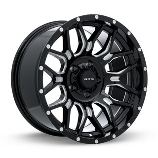 RTX | Claw ET-18 - Gloss Black Milled with Rivets RTX Custom Wheels