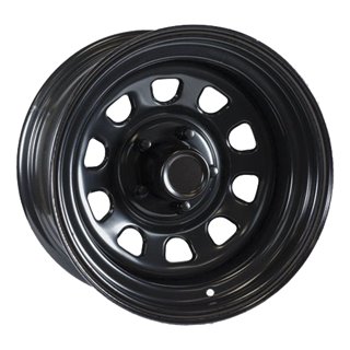 Ceco | DAYTONA SERIES 84 15X7 5-120.7 -6N C3.30 BLACK CECO Steel Wheels