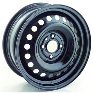 RTX | Steel Wheel 16x6.5 4x108 ET47 Black RTX Steel Wheels