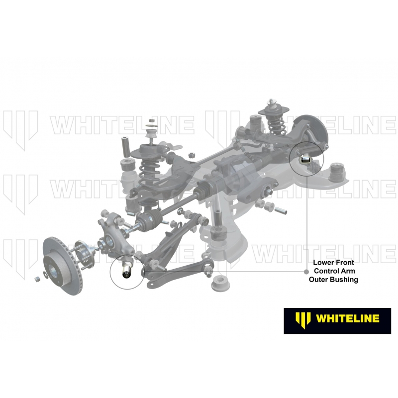 Whiteline | Suspension Control Arm Bushing Lower Outer Rear - Camaro / SS / G8 2008-2017 Whiteline Bushings & Mounts