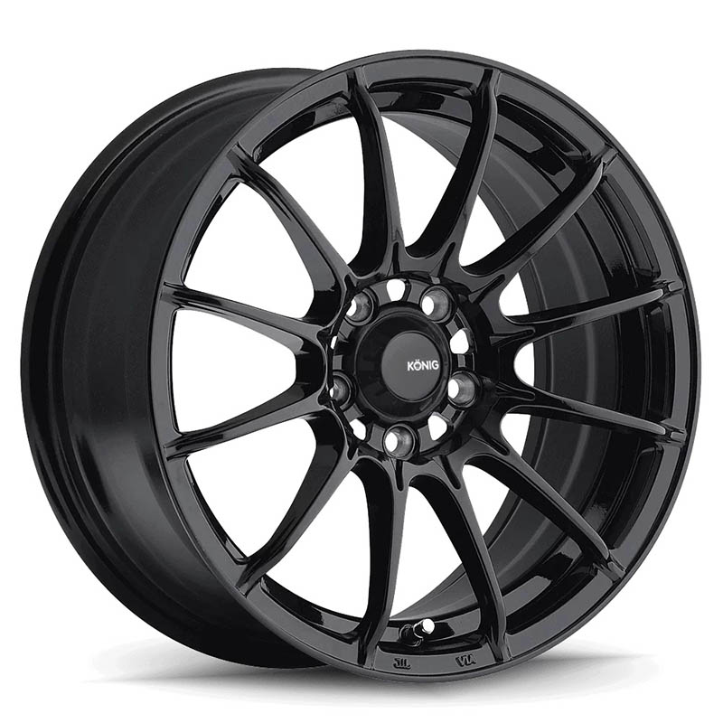 KONIG | DIAL IN ET35 - GLOSS BLACK Konig Custom Wheels