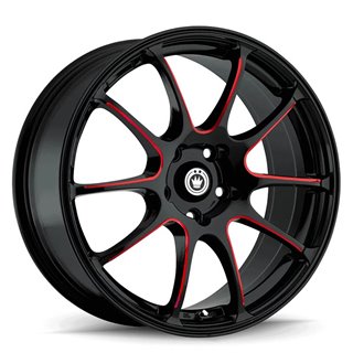 KONIG | ILLUSION ET40 - BLACK/BALL CUT MACHINE Konig Custom Wheels