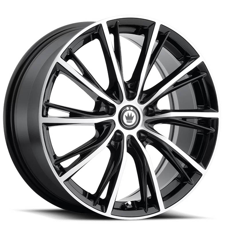 KONIG | IMPRESSION ET40 - GLOSS BLACK W/ MACHINED FACE Konig Custom Wheels