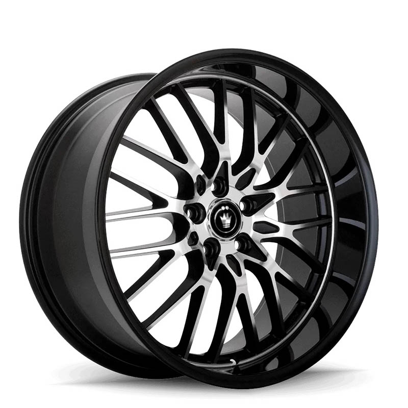 KONIG | LACE ET35 - FACE CUT BLACK Konig Custom Wheels