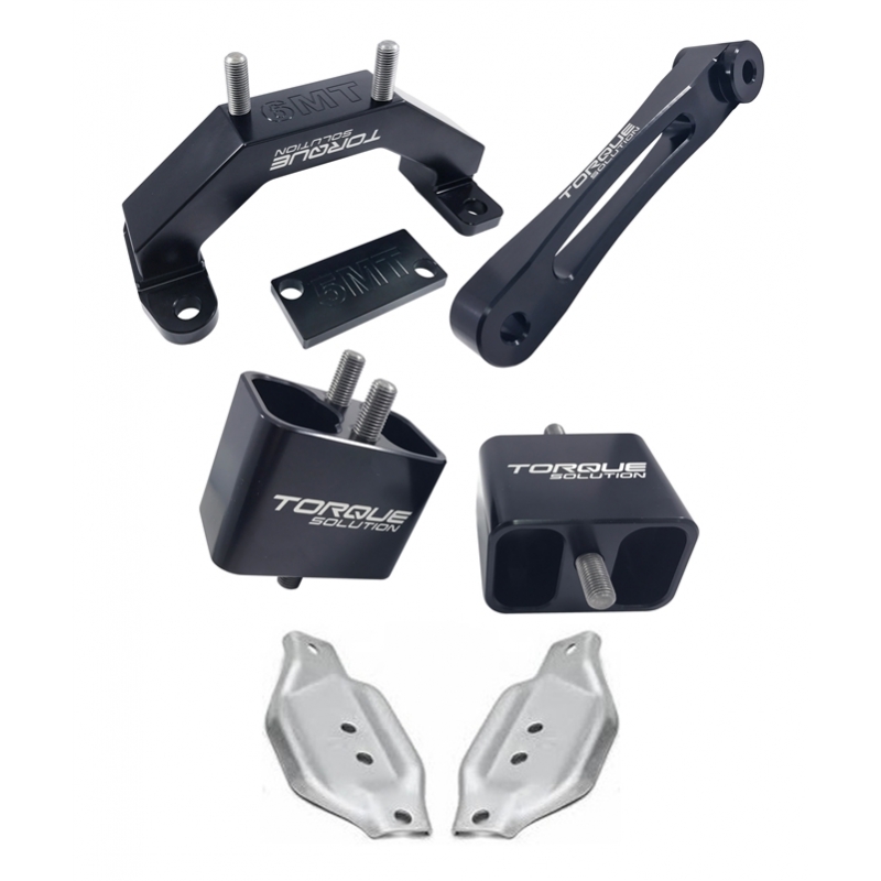 Torque Solution | Solid Mount Kit w/ Mount Plates - WRX / STI 2002-2021 Torque Solution Mount