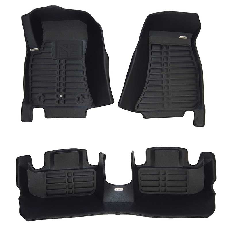 TuxMat | Floor Mats (1st & 2nd Row) - Challenger RWD 2015-2023 TuxMat Floor Mats
