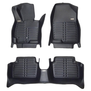 TuxMat | Tapis Protecteurs (1ère & 2e Rangée) - Genesis G70 RWD 2018-2021 TuxMat Tapis Protecteur