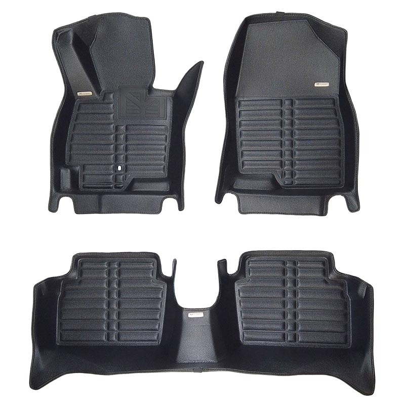 TuxMat | Tapis Protecteurs (1ère & 2e Rangée) - Genesis G70 RWD 2018-2021 TuxMat Tapis Protecteur