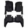 TuxMat | Floor Mats (1st & 2nd Row) - Tacoma Double Cab 2016-2023 (Excl. Manual Transmission) TuxMat Floor Mats