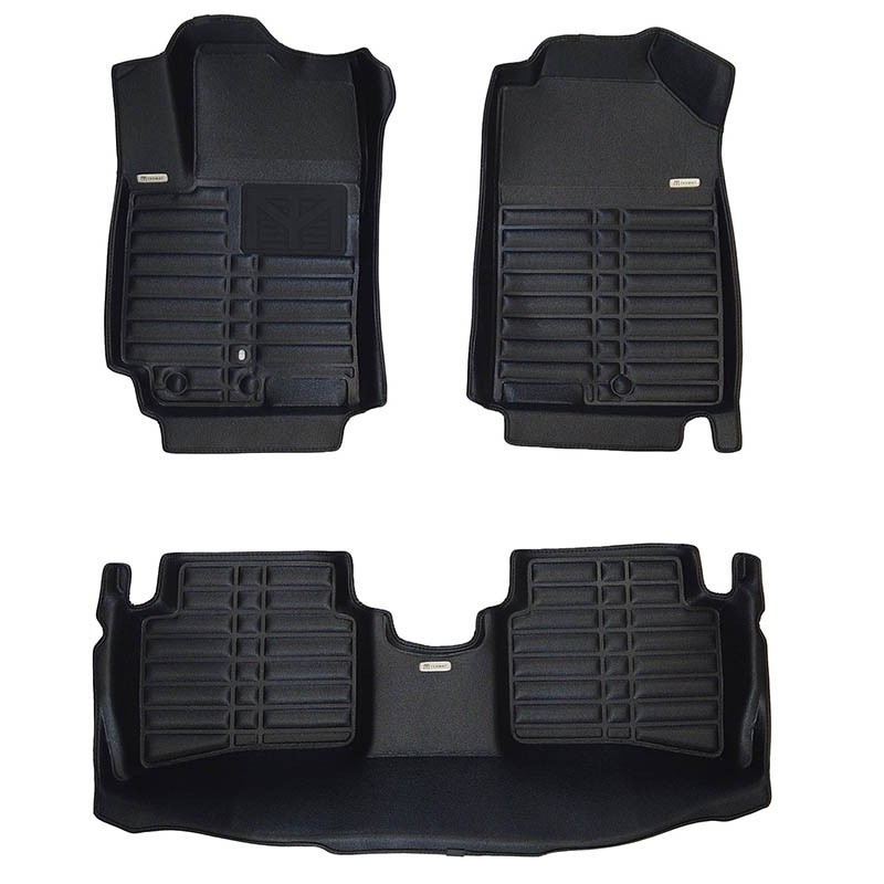 TuxMat | Tapis Protecteurs (1ère & 2e Rangée) - Hyundai Accent 2018-2022 TuxMat Tapis Protecteur