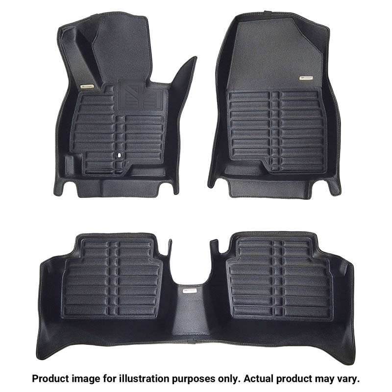 TuxMat | Tapis Protecteurs (1ère & 2e Rangée) - Sierra HD Crew Cab 2020-2021 TuxMat Tapis Protecteur