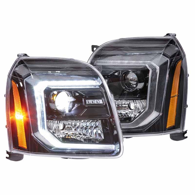 Morimoto | XB Hybrid LED Heads: (Pair / ASM) Yukon / XL 2007-2013 Morimoto Phares avant