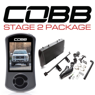COBB | STAGE 2 POWER PACKAGE BLACK ( no intake ) F-150 ECOBOOST 2.7L 2018-2020 COBB Stage Package