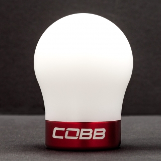 COBB | SHIFT KNOB WHITE / RED - Golf GTI ( MK6 / 7 ) Golf R ( MK 7 / 7.5 ) Jetta GLI 2020 COBB Accessories
