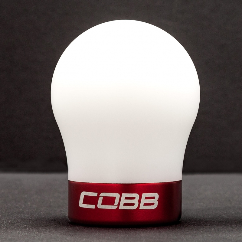 COBB | SHIFT KNOB WHITE / RED - Golf GTI ( MK6 / 7 ) Golf R ( MK 7 / 7.5 ) Jetta GLI 2020 COBB Accessories
