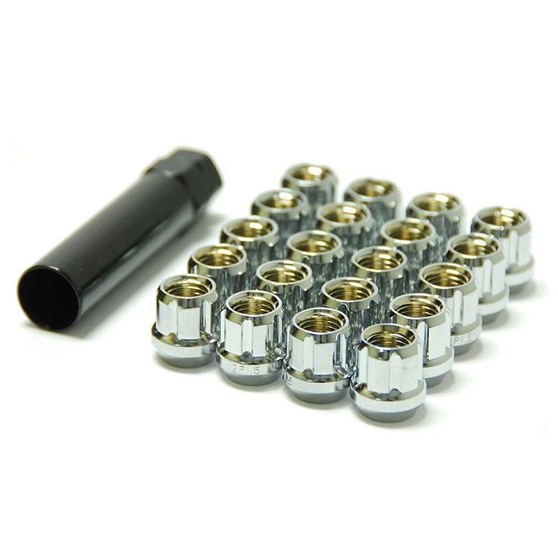 Muteki | Short Open End CHROME - 12x1.25 Muteki Lug Nuts & Locks