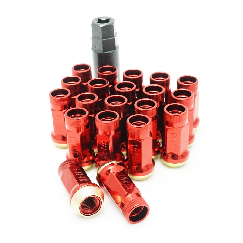 Muteki | Lug Nuts - SR45 - Open End RED - 12x1.25 Muteki Lug Nuts & Locks