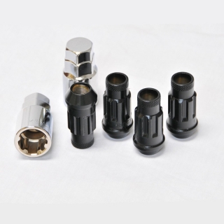 Monster Lug | Open End LOCK BLACK ( set of 4 locks only ) / M14x1.5 Monster Lugs Lug Nuts & Locks