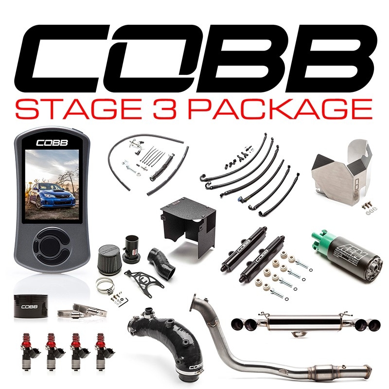 COBB | STAGE 3 POWER PACKAGE BLACK - STI HATCH 2008-2014 COBB Stage de Performance