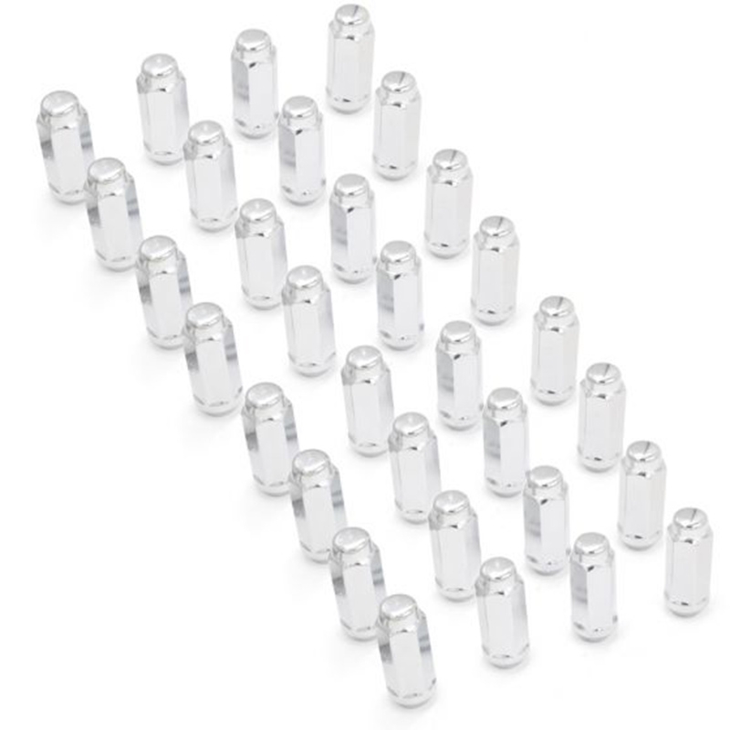 COYOTE | Lug Nuts - Bulge Acorn 2.40 Long (7/8) - M14 1.5 (8 Lug) CHROME Coyote Wheel Accessories Noix de roues & Barrures