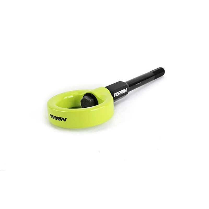 PERRIN | Tow Hook Kit Rear Neon Yellow - Forester / XT 2014-2023 *Not Wilderness* PERRIN Performance Tow Hook