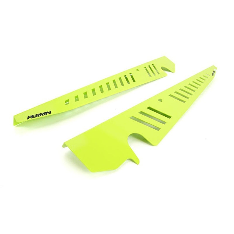 PERRIN | Fender Shroud Jaune Neon - Impreza / WRX / STI 2008-2014 PERRIN Performance Engine Dress Up