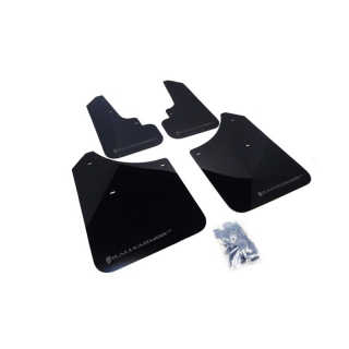 RallyArmor | UR Mud Flap Grey logo - Forester 03-08 RallyArmor Mud Flaps
