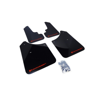 RallyArmor | UR Mud Flap Red Logo - Forester 03-08 RallyArmor Mud Flaps