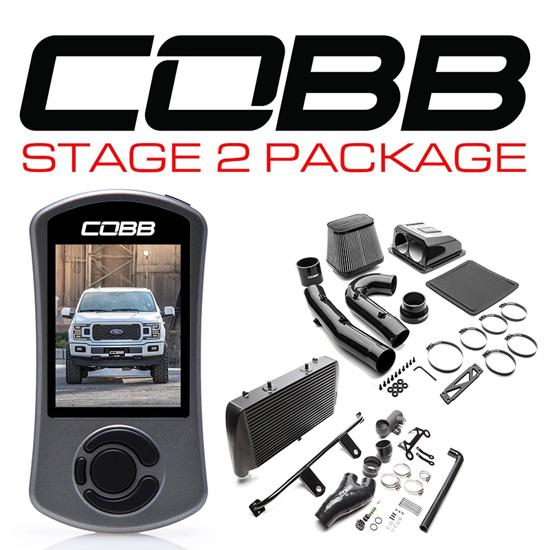 COBB | STAGE 2 REDLINE CARBON POWER PACKAGE BLACK - F-150 ECOBOOST 2.7L 2018-2020 COBB Stage de Performance