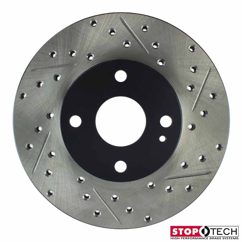 StopTech | Sport Rotor - Slotted & Drilled - Arrière Gauche - Vendu à l'unité StopTech Disques de freins