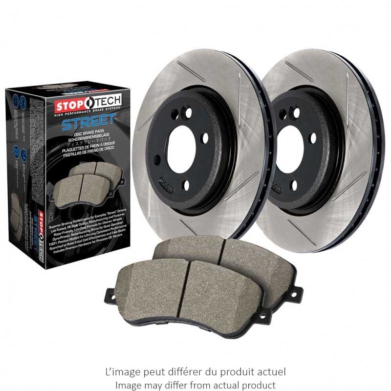 StopTech | Street Axle Pack - Slotted - Arrière StopTech Ensemble de freins