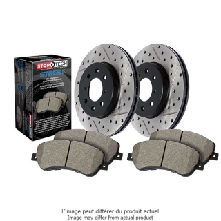 StopTech | Street Axle Pack - Slotted & Drilled - Arrière StopTech Ensemble de freins