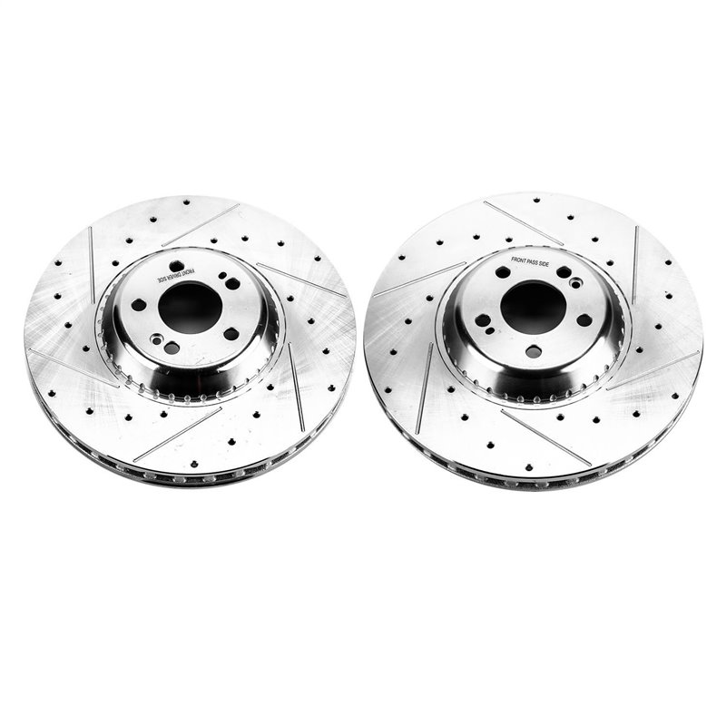 PowerStop | Disc Brake Rotor Set - Front - Mercedes-Benz 2014-2021 PowerStop Brake Rotors