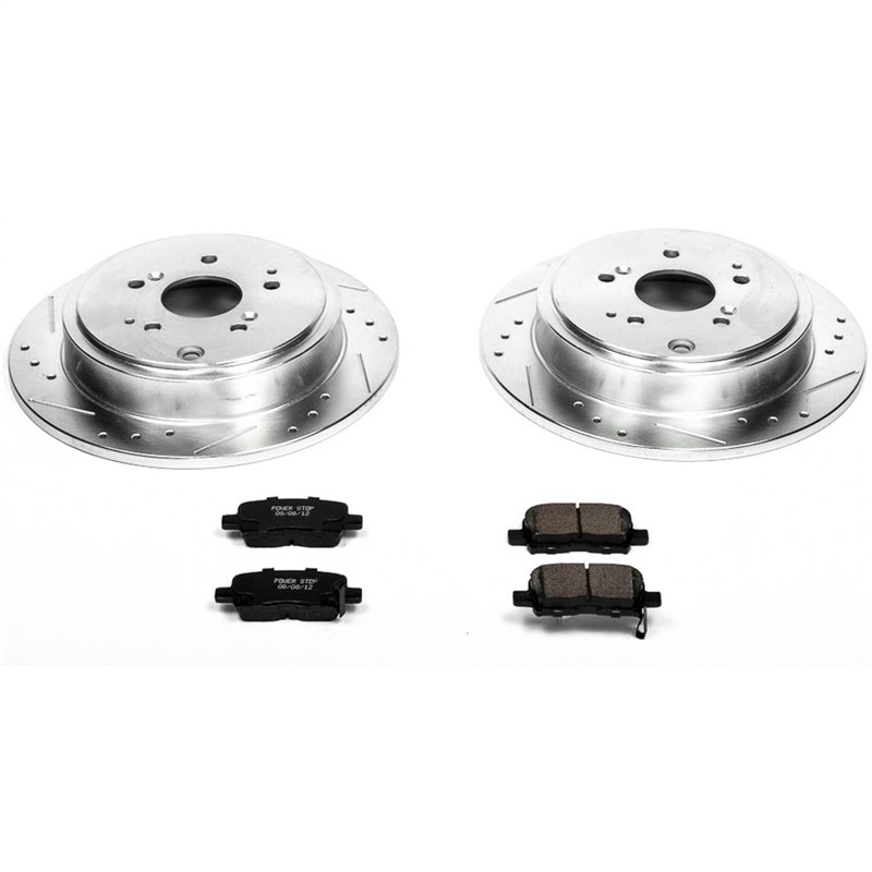 PowerStop | Disc Brake Kit - Rear - MDX / Pilot 3.5L 2001-2008 PowerStop Brake Kits