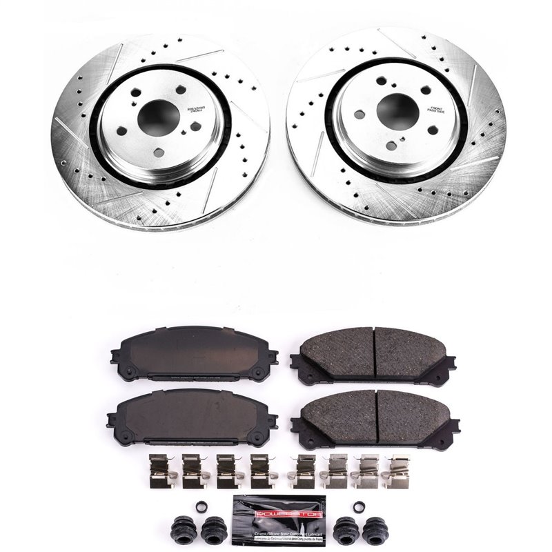 PowerStop | Disc Brake Kit - Front - Lexus / Toyota 3.5L 2016-2022 PowerStop Brake Kits