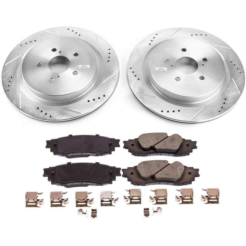 PowerStop | Disc Brake Kit - Rear - RX350 / F Sport / RX350L / RX450h / RX450hL 3.5L 2016-2021 PowerStop Brake Kits