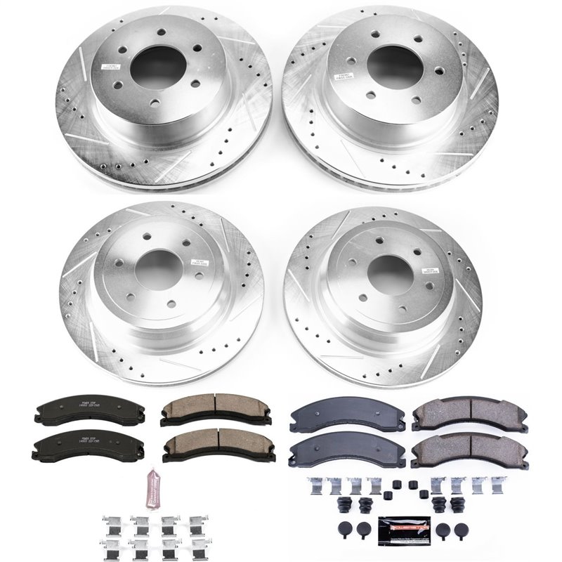PowerStop | Disc Brake Kit - Front & Rear - Titan XD 5.0L / 5.6L 2016-2021 PowerStop Brake Kits