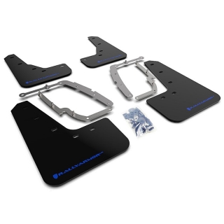RallyArmor | UR Mud Flap Blue Logo - Tesla Model 3 2017-2023 RallyArmor Garde-boue