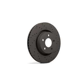 Hawk Performance | Talon Cross Drilled And Slotted Brake Rotors - Mustang 2.3T / 5.0L / 3.7L 2015-2018 Hawk Performance Brake...