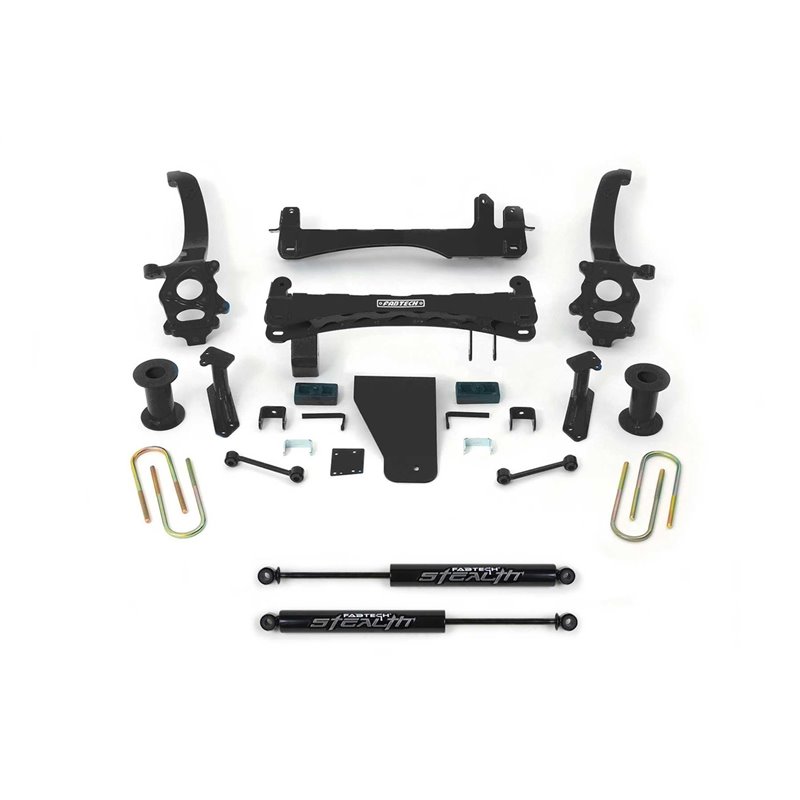 Fabtech | Basic Lift System w/Shocks - Titan 5.6L 2018-2018 Fabtech Lift Kits