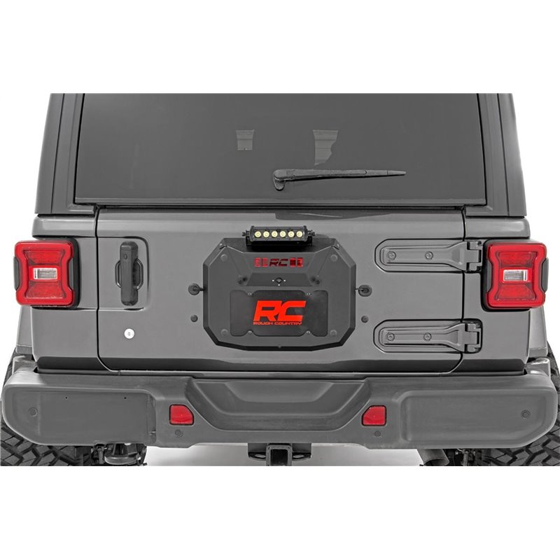 Rough Country | Spare Tire Carrier Delete Plate - Wrangler (4xe) / Wrangler (JL) 2018-2022 Rough Country Part