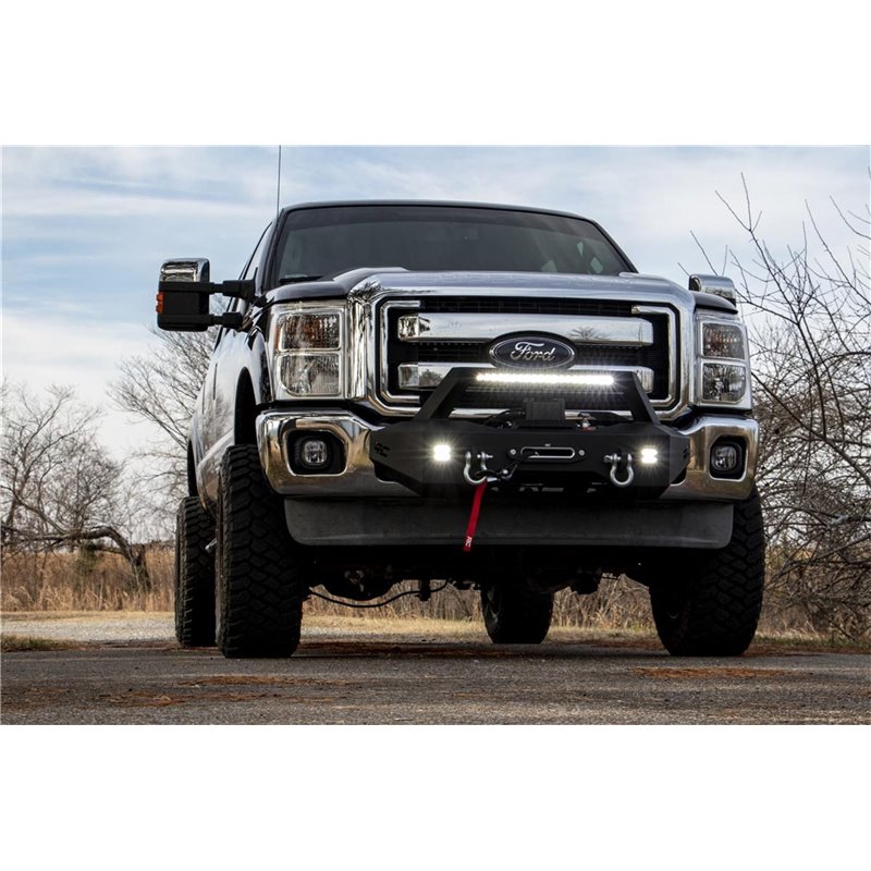 Rough Country | Winch Mount Plate - F-250 / F-350 6.2L / 6.7L 2011-2016 Rough Country Treuils Électriques