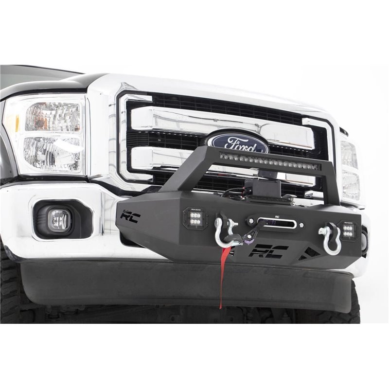 Rough Country | Winch Mount Plate - F-250 / F-350 6.2L / 6.7L 2011-2016 Rough Country Treuils Électriques