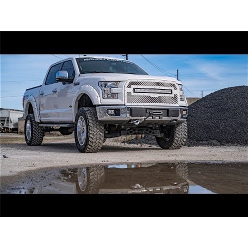 Rough Country | Winch Mount Plate - F-150 2015-2020 Rough Country Treuils Électriques