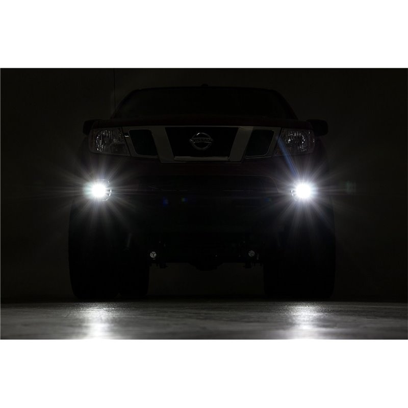 Rough Country | Fog Light - Frontier 2.4L / 2.5L / 4.0L 2008-2020 Rough Country Phares Anti-Brouillard