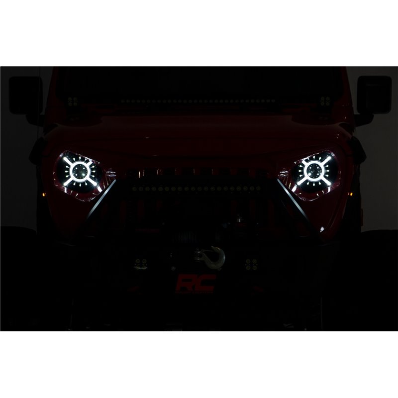 Rough Country | Headlight - Gladiator / Wrangler (JL) 2018-2022 Rough Country Phares avant