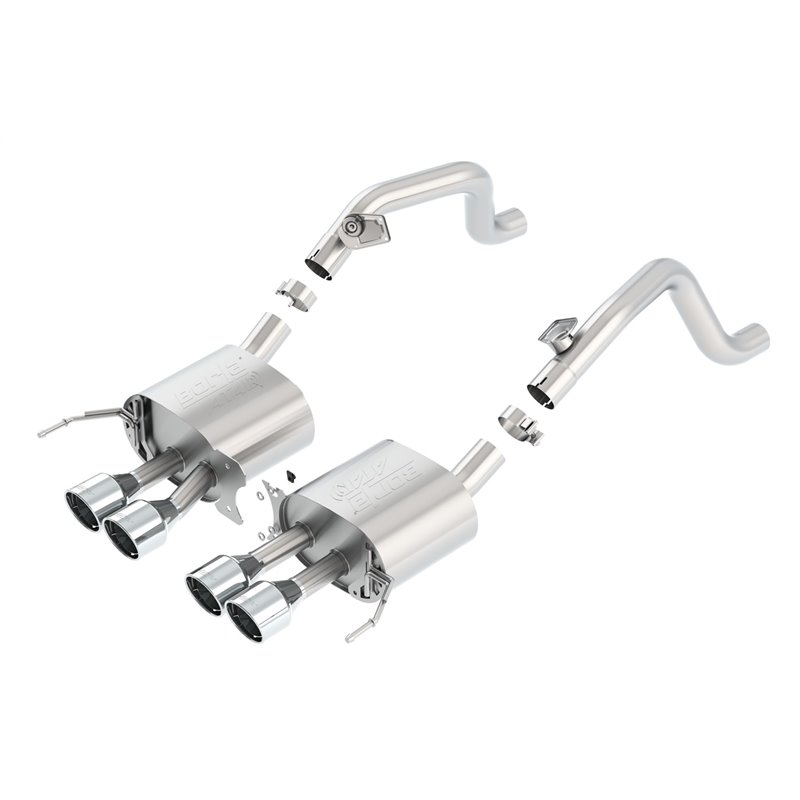 BORLA | ATAK® Axle-Back Exhaust System - Corvette 6.2L 2014-2019 BORLA Axle-Back Exhausts