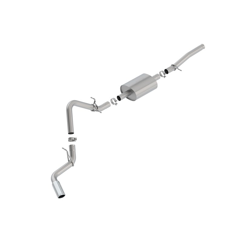 BORLA | S-Type Cat-Back™ Exhaust System - Silverado 1500 / WT / Sierra 1500 Base 5.3L 2019-2020 BORLA Cat-Back Exhausts